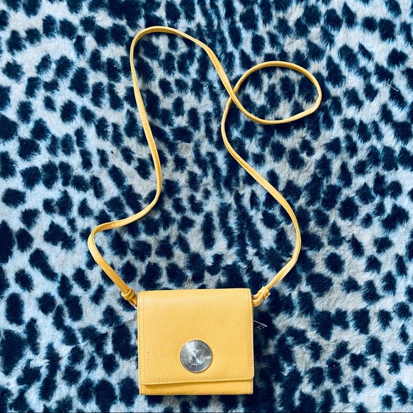 Yellow crossbody wallet purse - Picture 1 of 6